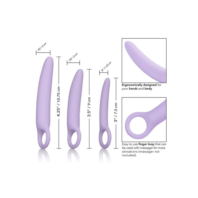 CALEXOTICS - DR LAURA BERMAN ALENA SET DI 3 DILATORI IN SILICONE - immagine 3